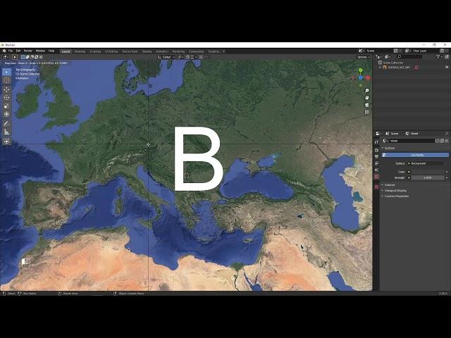 Blender GIS - introduction and complete workflow