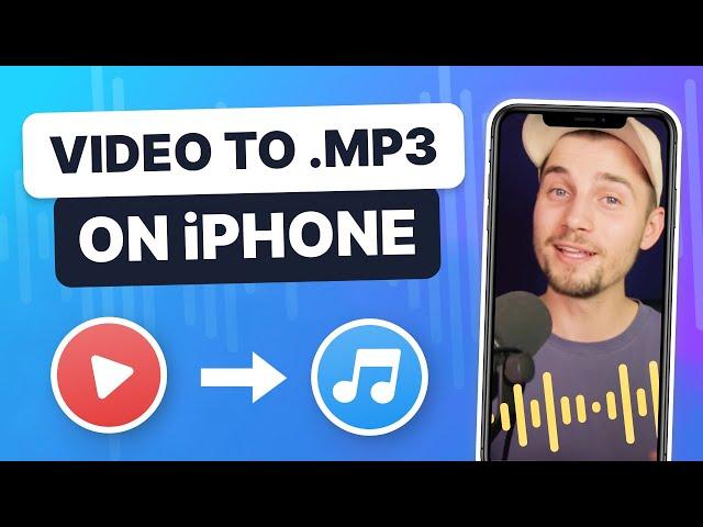 How to Convert Video to MP3 on iPhone (for FREE) 