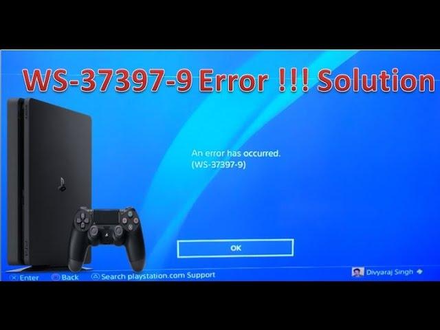 WS-37397-9 Error Fix !! Playstation IP Banned error Solution!!WS-37397-9 Error fixed in 4 steps