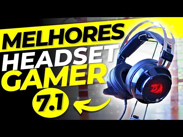 5 Headset Gamer BOM e BARATO melhor CUSTO BENEFICIO 2021