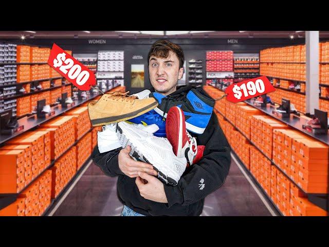 Buying The Most Expensive Sneakers At The Nike Outlet