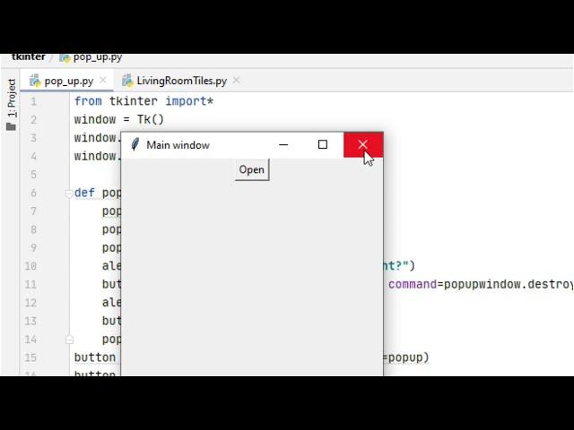 How to make Popup Window with Python Tkinter - Basic GUI #6