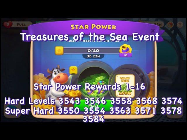 Township : Treasures of the Sea Event | Star Power Rewards | Hard & Super Hard Levels|Tips & Tricks