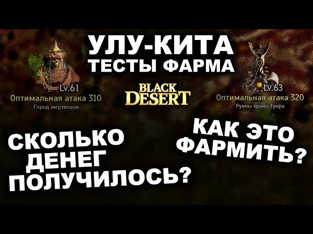 УЛУ-КИТА: Город мертвых, Руины храма Тунра. Тесты фарма серебра в БДО (BDO-Black Desert)