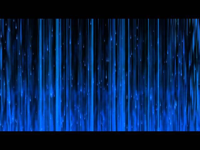 60FPS Blue Matrix Flare Rain 1080p Background Video Animation Effect Motion Graphics