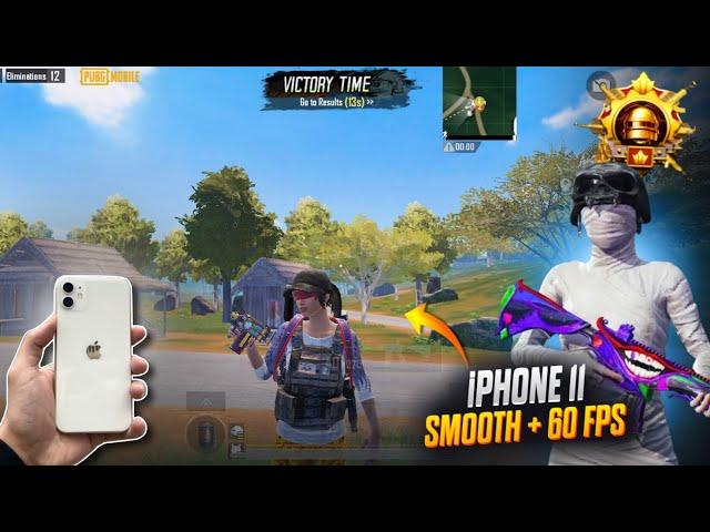 IPHONE 11 PUBG MOBILE BOOTCAMP GAMEPLAY 2024 | IPHONE 11 PUBG FPS TEST | IPHONE 11 BGMI TEST IN 2024