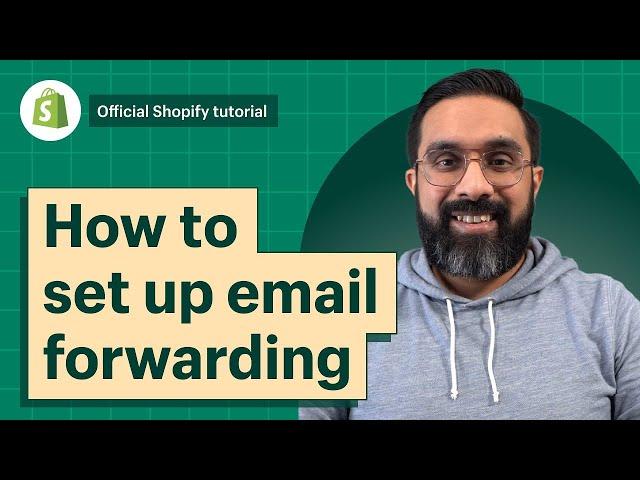 How to set up email forwarding for your Shopify domain || Shopify Help Center