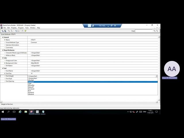 B1  Visual Attributes in Oracle Forms