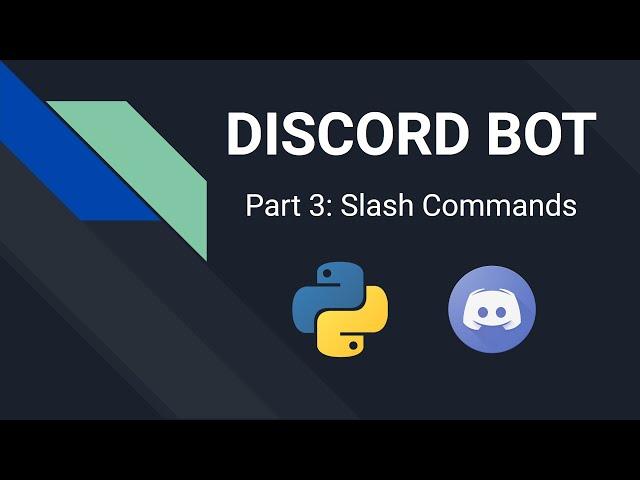 Discord Bot mit Python programmieren | Part 3: Slash Commands | Pycord Tutorial Deutsch