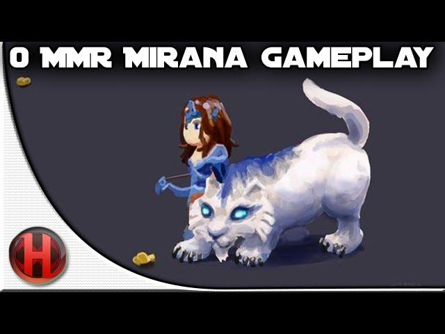 Dota 2 - 0 MMR Mirana Gameplay