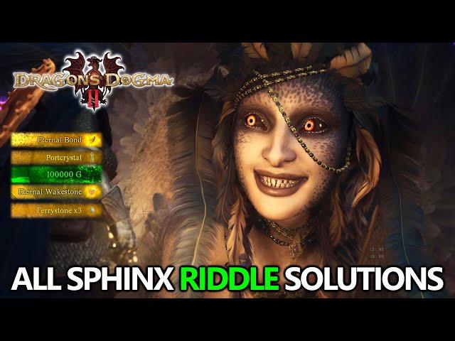 Dragon's Dogma 2 - All 10 Sphinx Riddle Solutions & Rewards - Locations Guide (Game of Wits Quest)