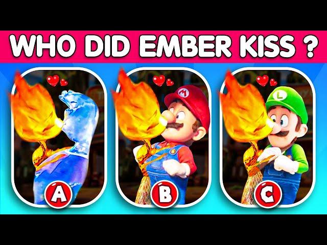 Guess The Real Elemental (2023) Character | Ember & Wade - Super Mario Bros. Movie Quiz