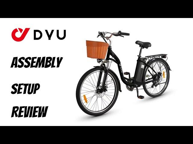 DYU Electric City Bike Review - Assembly - Review - Test Ride