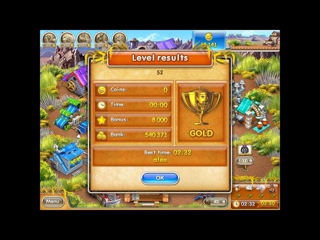 Farm Frenzy 3 only GOLD (level 52) playthrough Веселая ферма 3 (уровень 52) Золото