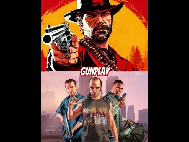 Red Dead 2 vs GTA 5. #edit #shorts #gta #rdr2