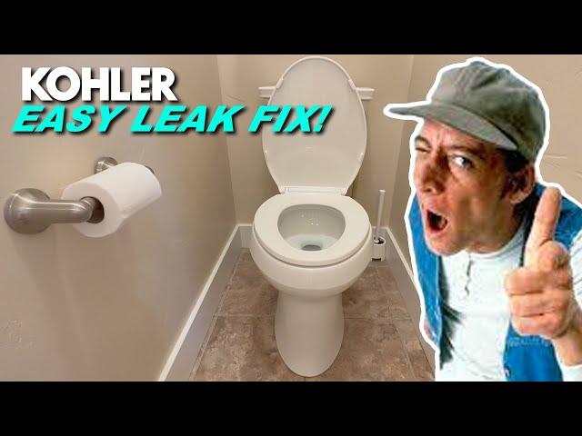 How to stop Kohler toilet from leaking