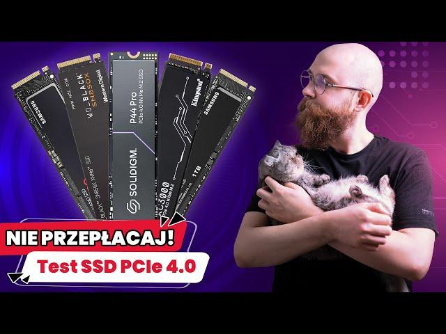 Jaki dysk PCIe 4.0? TEST napędów SSD | Samsung, Kingston, WD Black, Solidigm