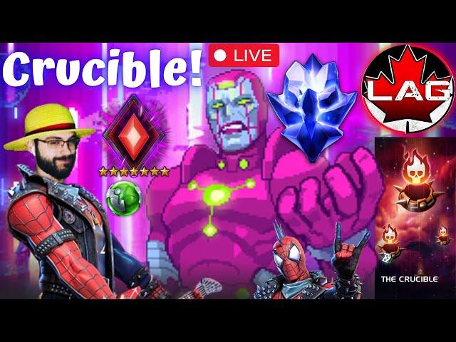 LagSpiker Legendary Crucible First Attempt! Valiant FTP Roster Good Enough? 7-Star Reunion! - MCOC