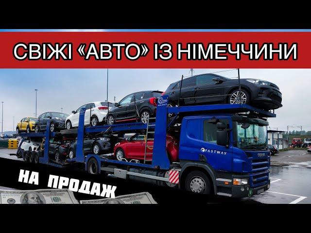 СВІЖІ АВТО ІЗ НІМЕЧЧИНИ НА ПРОДАЖ. ДИВИМОСЬ ЯКІ АВТОМОБІЛІ ПРИВЕЗЛИ ТА ЯКІ ЦІНИ НА ЇХ.