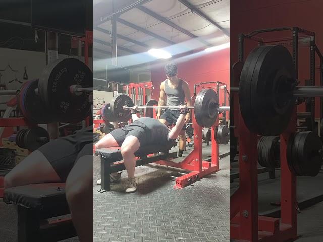 340 LBS X 1 @ 8 TOUCH AND GO BENCH