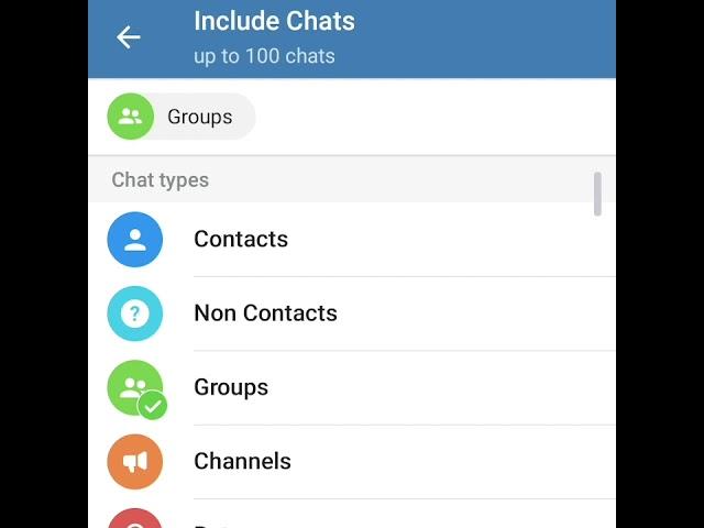 ders let you organize your chat list into specific tabs ... Telegram Tips