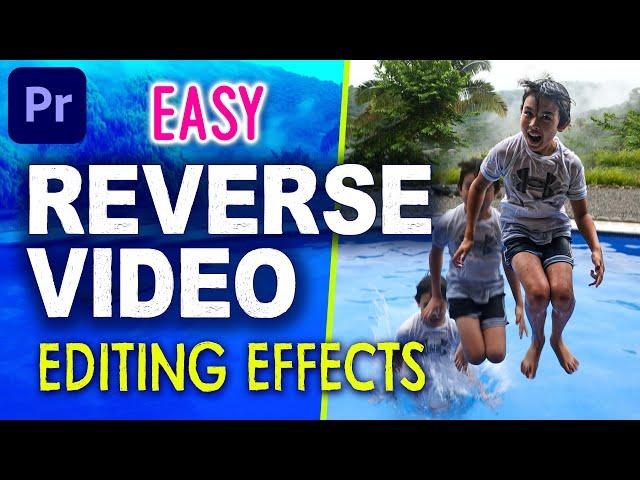 How to REVERSE a Video Clip in Premiere Pro | Tutorial for Beginners