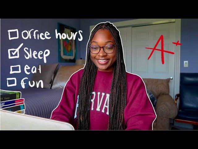 STRAIGHT A's in HARD college classes | harvard student