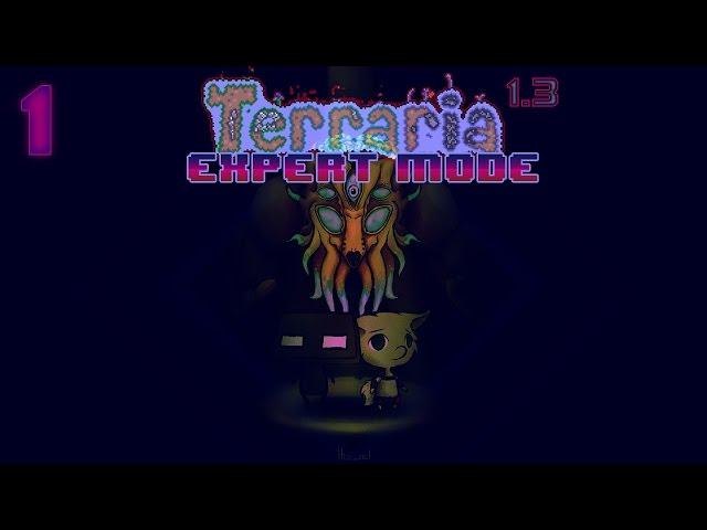 Terraria 1.3 - Expert Mode (ft. Last Grey Wolf) (Ep.1)