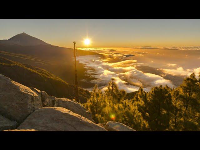 Clouds forming waves