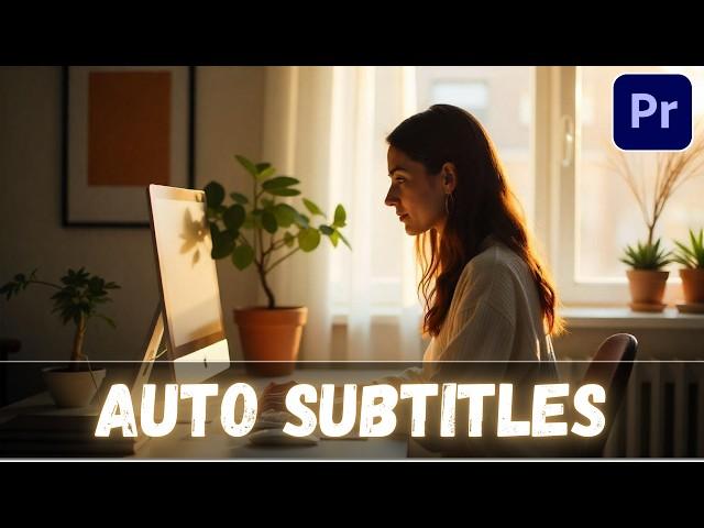 How To Add Automatic Subtitles In Premiere Pro 2025