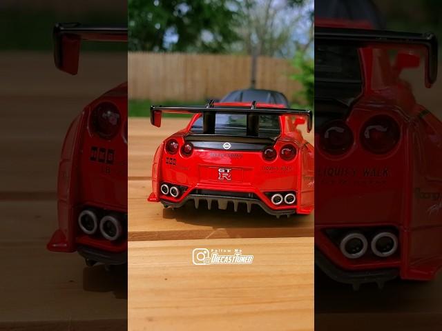 Nissan GTR GT-R35 Alloy Car Model Diecasts Toy scale 1/32 Moving Part #diecast #jdm #Nissan #GTR