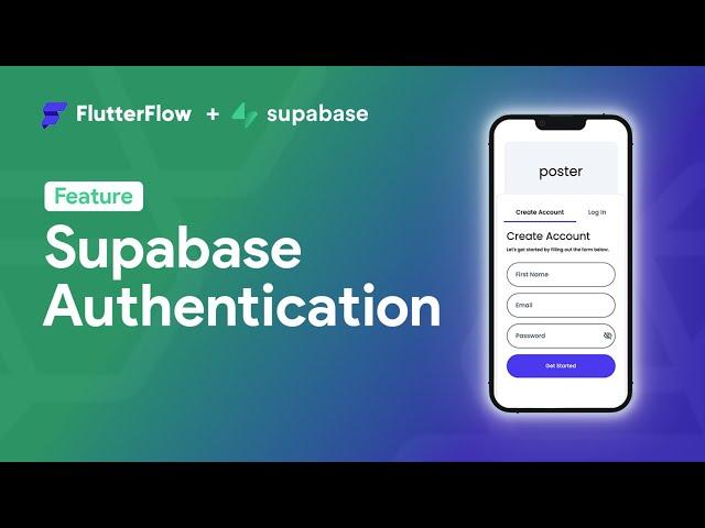 How to Set Up @Supabase Authentication in FlutterFlow