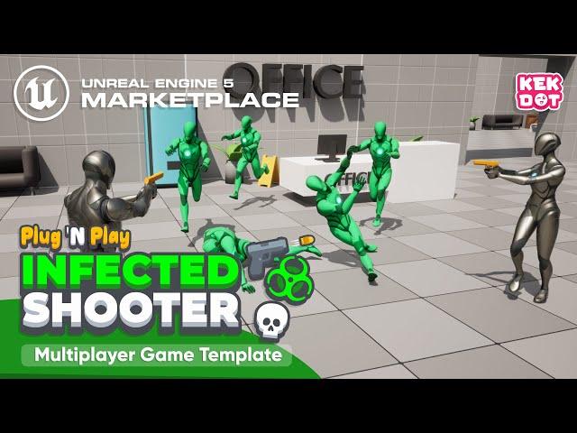 Infected - Multiplayer Zombie Survival Third Person Shooter | Kekdot | Unreal Engine 5 Marketplace