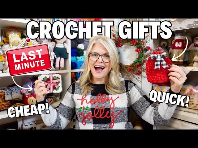 CHEAP & QUICK CROCHET Christmas Gifts [That People Will Actually Want]!