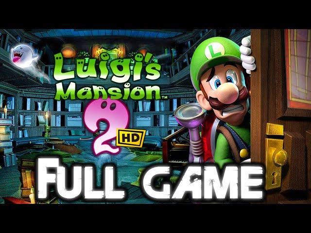 LUIGI'S MANSION 2 HD Gameplay Walkthrough FULL GAME (4K 60FPS) No Commentary