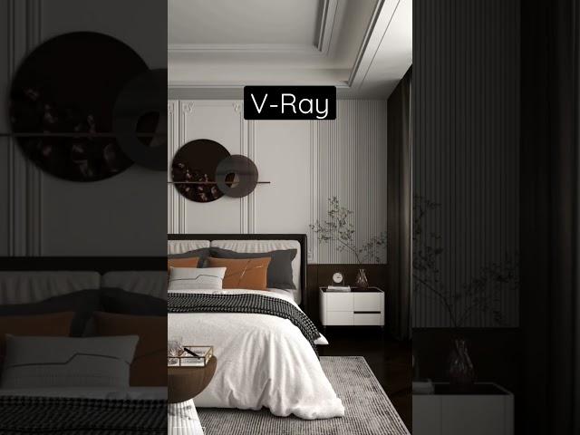 Lumion 2023 vs. V-Ray renders #shorts