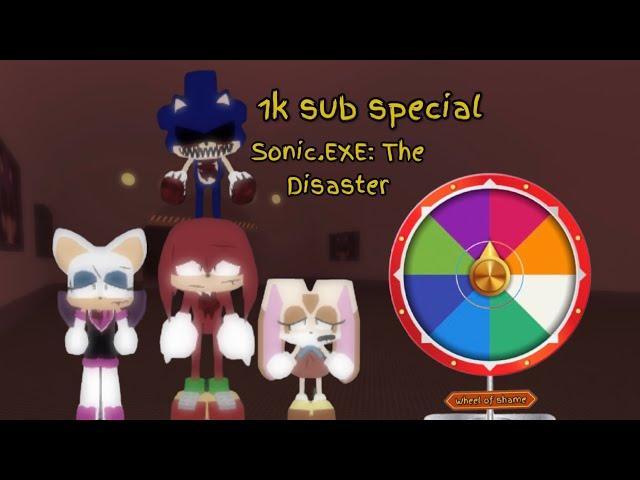 The Wheel Of Shame | Sonic.EXE: The Disaster | Part 3 | Mobile | 1k subs special #roblox