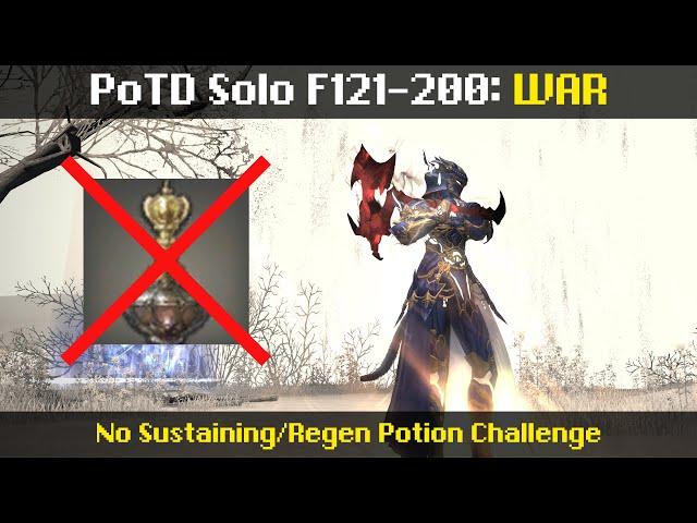 PoTD WAR Solo - No Sustaining Potion Challenge - F121-200 (6/23/24 | 6.58)