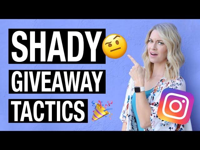 11 SHADY INSTAGRAM GIVEAWAY PRACTICES TO AVOID - Deceiving Giveaway Tactics That Lose Trust