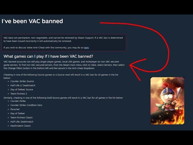 You CAN PLAY CS2 with VAC BANNED account... sort of