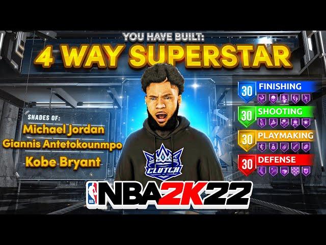 THIS "4-WAY SUPERSTAR" BUILD IS THE BEST BUILD in NBA 2K22! *NEW* BEST BUILD NBA 2K22