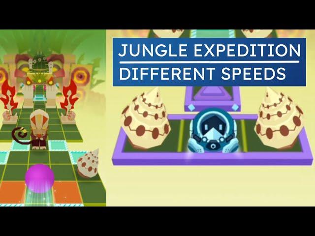 Rolling Sky | Jungle Expedition (Different Speeds)