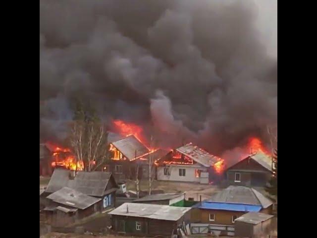 Огненный апокалипсис в Уяре Красноярского края