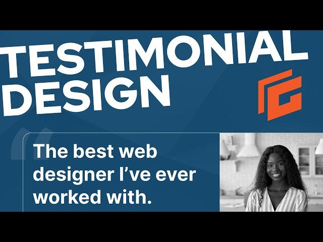 Creating a Testimonial Design using GenerateBlocks