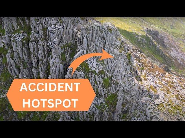 Tryfan's North Ridge: The Most Dangerous Section [North Tower]