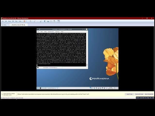 openmandriva lx 3.0 install using urmpi download thesktop environmant