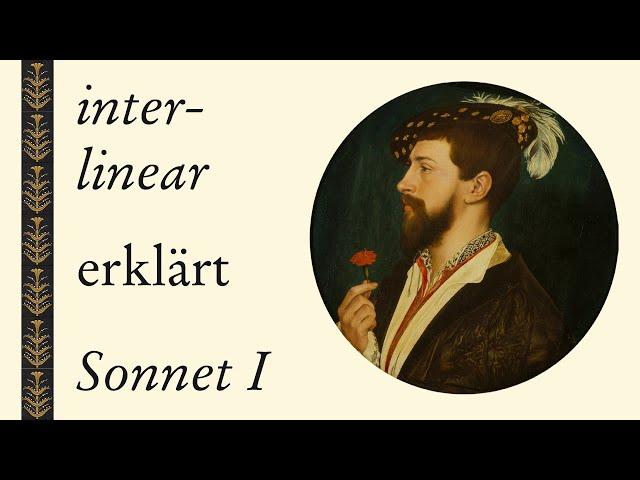 Shakespeare: Sonnet 1, Englisch/Deutsch - Studio 3000