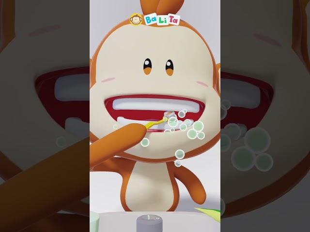 Tata Gosok Gigi 🪥| BaLiTa | Brush Your Teeth #balita #cartoon #kartun #goodhabits #kartunanak