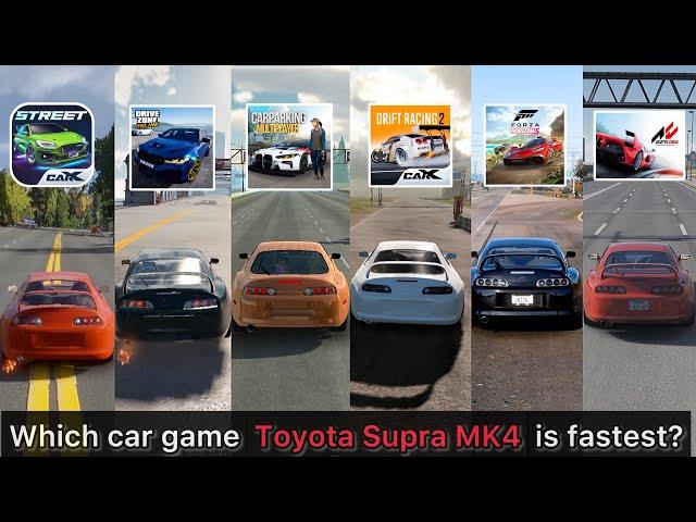 Supra MK4 in CarX Street, Drive Zone Online, Carparking Multiplayer, CarX Drift Racing 2, FH5, AC