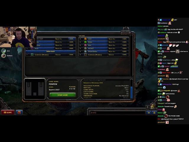 Warcraft III Enfo's (sodapoppin) - Nov 20, 2020